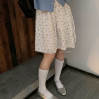 十三行清仓不退不换碎花百褶裙韩版甜美减龄短款半身裙1716