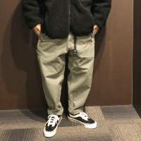 五號渡口WHOOPSY 日系復古工裝褲男潮牌寬鬆直筒褲子百搭休閒褲男