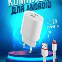 Зарядное устройство для телефона UPC-24 + Type-C