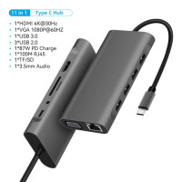 USB-хаб 4 / 8 в 1, USB 3,0, 8 портов