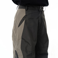 7440 37 1 AW22 尼龍拼色拉鍊工裝直筒長褲