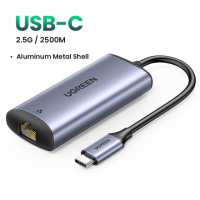 UGREEN 2,5G USB Ethernet адаптер 2500 Мбит/с USB RJ45 Thunderbolt 3 Lan Type-C до 2,5 гигабит для ноутбука ПК сетевая карта ноутбука