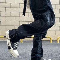 神褲平替mh500高街機能戶外防水壓膠拉鍊直筒休閒長褲寬鬆男拖地