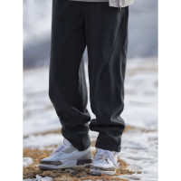 Nobodyknows 秋冬日系復古毛呢錐形休閒褲寬鬆街頭百搭男女款長褲