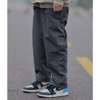 Nobodyknows 新款大口袋直筒機能街頭潮流休閒褲男女百搭工裝長褲