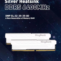 Kingbank Hylix DDR5 8 ГБ 16 ГБ 32 ГБ ОЗУ 6000 МГц 6400 МГц XMP 1,35 в настольная память с поддержкой материнской платы с радиатором