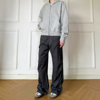 MADSHED夏季新款美式cleanfit高級感休閒微喇工裝休閒褲男女ins潮