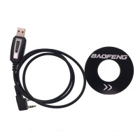 Легкий USB-кабель для программирования для BaoFeng UV5R/888s Walkie Talkie Cable с компакт-диском с драйверами, прошивкой, P9JD