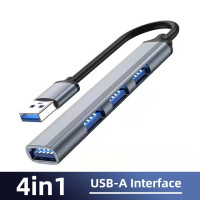 USB-концентратор FONKEN 7 в 1 для MacBook Samsung Type C 3,0, Кабель-адаптер для ноутбука 4 в 1, USB-концентратор, разветвитель кабеля, конвертер для планшетов