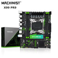 MACHINIST X99 PR9 материнская плата с поддержкой Xeon E5 2667 V4 2670 V3 ЦПУ процессор LGA 2011-3 слота DDR4 ECC RAM и десвертная память Nvme