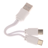 2 в 1, USB-кабель для зарядки аккумуляторов 9 В, 6 см