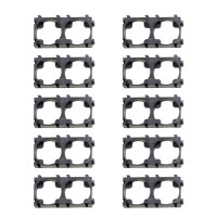 Комплект из 10 21700 держателей для литий-ионных элементов с двойным держателем батареи, крепежные аксессуары из АБС-пластика 85DD