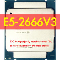 Процессор Xeon E5 2666 V3 SR1Y7 2,9 ГГц 10 ядер 135 Вт Разъем LGA 2011-3 ЦПУ E5 2666V3 Atermiter D4 DDR4 2011-3 материнский комплект xeon