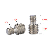 Переходник M6 1/4 (штекер)/3/8 (штекер), универсальный винт для крепления камеры, для треног, моноподов