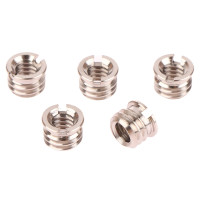 5 шт. винтовая гайка для камеры от 1/4 до 3/8 дюймов Конвертируемые винты стандартный адаптер Винт быстроразъемный винт для штатива адаптер Винт