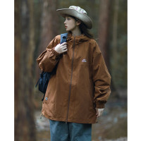 JDL MODE 三合一日系防水衝鋒衣女外套情侶潮牌連帽寬鬆休閒夾克