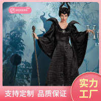 万圣节沉睡魔咒女巫服黑暗女巫婆角色扮演服Cosplay舞台演出服批