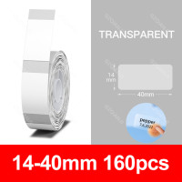 D11 D110 наклейка на этикетку, официальный рулон бумаги, замена для принтера Niimbot, цвет белый, прозрачная бумага, водонепроницаемая D101