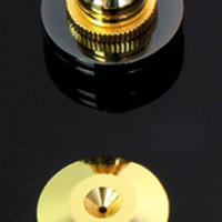 1шт ножки для колонок  шипы для акустики Ножки для динамика, ножка, колонка из чистой меди, серебристого цвета, колонка, шипы, конусная напольная ножка, гвоздь M28 * 26