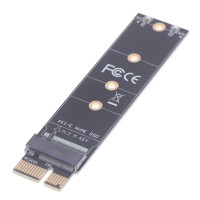 Адаптер PCIE-M2 NVMe SSD M2 PCIE X1 Raiser PCI-E PCI Express M Соединитель в форме ключа поддерживает M.2 SSD полную скорость