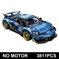 2023 KBOX 10520 Новый MOC Lambo SVJ супертехническая модель автомобиля, строительные блоки, кирпичи, пазлы, игрушки для детей на день рождения