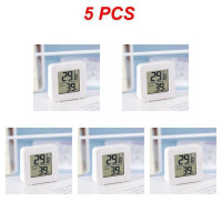Мини-термометр с ЖК-дисплеем, Цифровая метеостанция, гигрометр, комнатный датчик влажности и температуры, 1 ~ 5 шт.