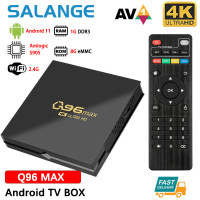Q96 MAX Smart TV Box Android 11 4K Amlogic S905L TV Box 2,4G WiFi Smart TV Box H.265 медиаплеер ТВ приемник телеприставка 2G 16G