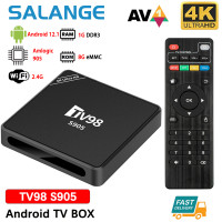 ТВ-приставка TV98 S905 для Android, большой HDR приставка, ОС 4K, WiFi, Android 12, смарт-палочки, Android HD ТВ-приставка, портативный медиаплеер