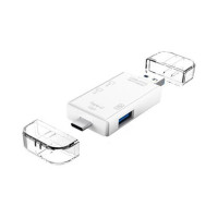 Кардридер OTG USB Type-C 6 в 1 для безопасного цифрового/TF кардридера адаптер