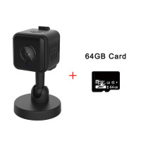 Миниатюрная Wi-Fi камера с дистанционным управлением через приложение, видеозаписывающее устройство, микрокамера ночного видения с датчиком движения, портативная видеокамера безопасности