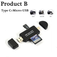 Кардридер WvvMvv OTG для Micro SD-карт, USB 3,0, USB 2,0