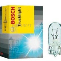 BOSCH 1987302518 Лампа накаливания сигнальная W5W W2.1x9.5d Truck Light 24V 5W Картон 10 шт (цена за штуку) 198730251