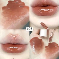 Блеск для губ темный оттенок помада тинт масло бальзам нюд