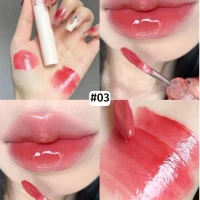 Блеск для губ темный оттенок помада тинт масло бальзам нюд