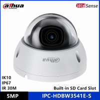 Dahua IPC-HDBW3541E-S WizSense AI Camera IR 30M IK10 IP67 POE встроенный разъем для SD-карты 5 Мп сетевая IP-камера