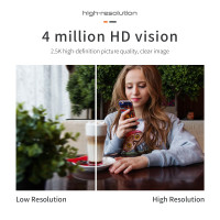 2K 4MP IP-камера 5G WiFi Радионяня 1080P Мини-камера видеонаблюдения для помещений 2K 4MP AI Отслеживание аудио-видео