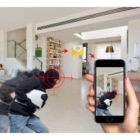 Наружная цилиндрическая IP-камера видеонаблюдения GADINAN 1080P 2MP iCSee H.265X, водонепроницаемая, с Wi-Fi, беспроводная, с ИК ночным видением