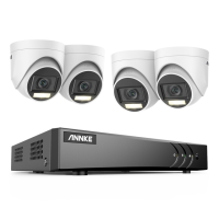 ANNKE 8CH 5MP система безопасности Видео двойной светильник H.265 + DVR рекордер Видеонаблюдение CCTV Камера Наборы 3K наружное Обнаружение PIR