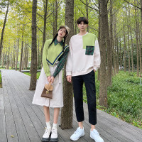 特別的情侶裝春秋季一裙一衣設計感七夕2023新款潮流你衣我裙套裝