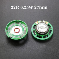 YUXI 1 шт. 8 Ом 0,25 Вт 0,5 Вт 16/32ом громкоговоритель гудок 8R 16R 32R 20 мм 21 мм 23 мм 27 мм 29 мм 36 мм 40 мм Диаметр громкоговорителя