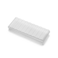 Портативный пластиковый ящик для хранения батарей, 10 слотов, прозрачный белый жесткий Контейнер, держатель, чехол для батарей AAA/AA/18650, Органайзер