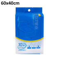 Одноразовые сиденья для унитаза, 10 шт., портативное сиденье для унитаза, водонепроницаемое сиденье для унитаза, для путешествий, аксессуары для ванной комнаты