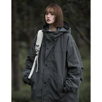 三合一可拆卸衝鋒衣2023新款女春秋爬山穿搭小個子工裝外套登山服