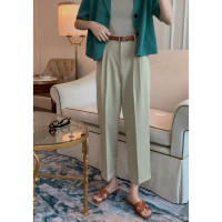 【神裤 好穿的要命】高腰显瘦休闲裤女春夏烟管裤子新款九分裤DX656