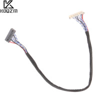 Универсальная 20-контактная деталь, одноканальный сигнал, 8-битная плата драйвера ЖК-экрана, кабель экрана LVDS, 1-контактный шаг 250 мм