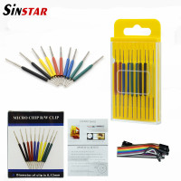 10 шт. универсальный чип micro IC clamp SOP SOIC TSOP MSOP SSOP SMD IC тестовый зажим контактный разъем программатор