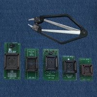 Полный комплект адаптера PLCC 20/28/32/44 to DIP 20/24/ 28/32/40 + IC экстрактор для программатора XGecu T48 TL866CS TL866A