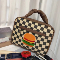 美拉德化妆包女便携高级感旅行大容量化妆刷收纳外出携带