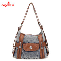 亚马逊跨境女士手提包多功能休闲单肩斜挎包时尚托特包批发