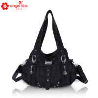 跨境新款女士单肩包多功能扎染手提包欧美时尚斜挎休闲女士包包